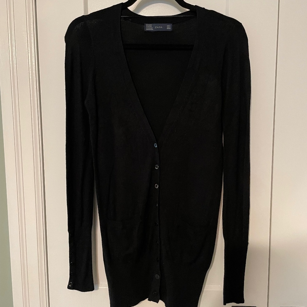 Zara Button-Up Cardigan